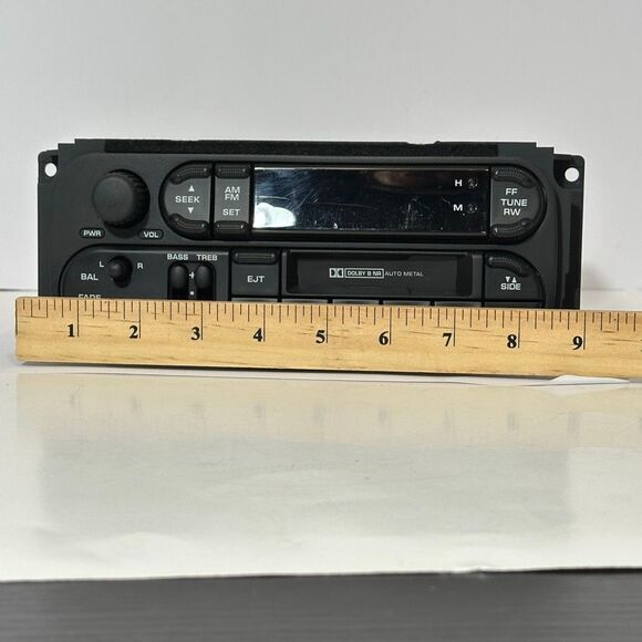 OEM AM/FM Cassette Player Car Radio - Picture 3 of 11